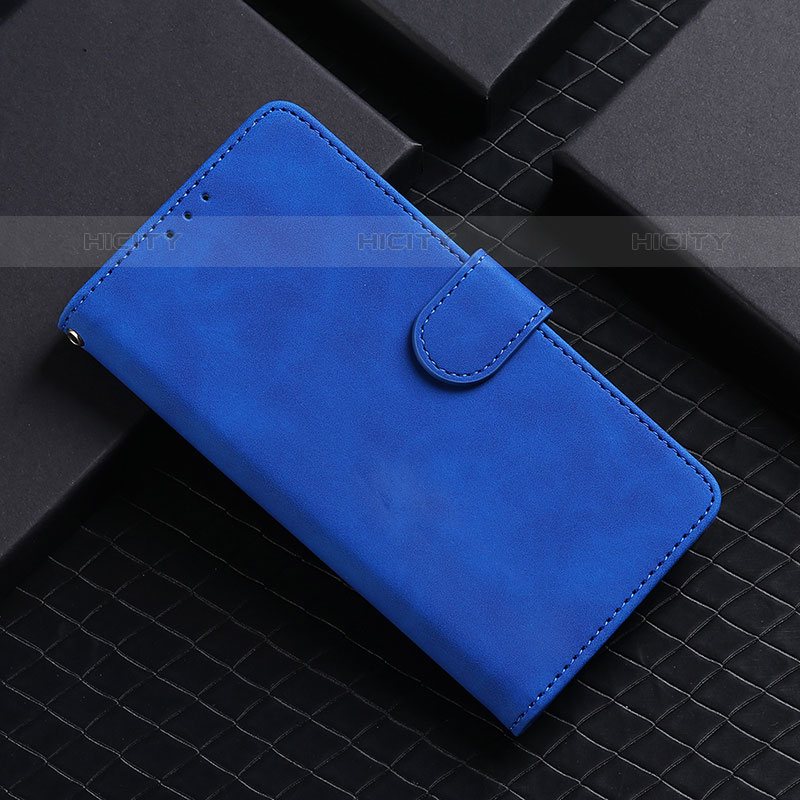 Coque Portefeuille Livre Cuir Etui Clapet L12Z pour Samsung Galaxy M23 5G Bleu Plus