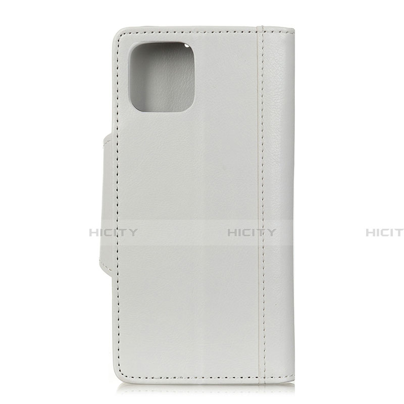 Coque Portefeuille Livre Cuir Etui Clapet L14 pour Huawei Honor 30S Blanc Plus