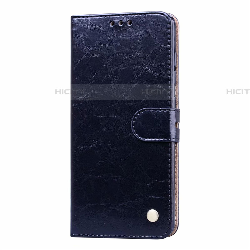 Coque Portefeuille Livre Cuir Etui Clapet L23 pour Samsung Galaxy A71 5G Bleu Plus