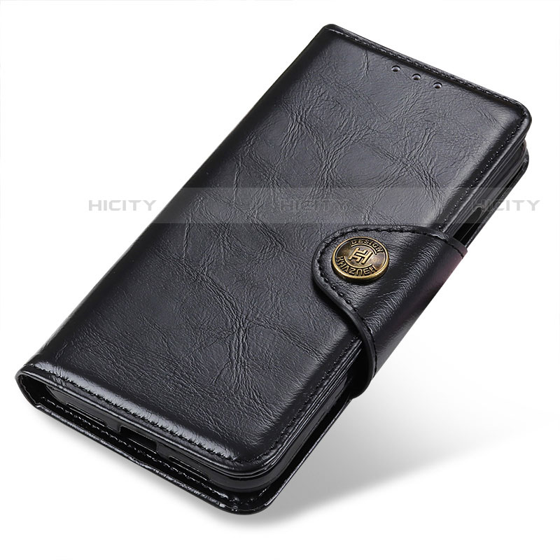 Coque Portefeuille Livre Cuir Etui Clapet M01L pour Motorola Moto G71 5G Noir Plus