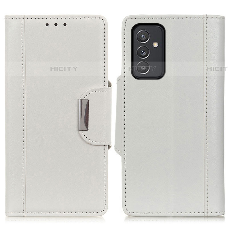 Coque Portefeuille Livre Cuir Etui Clapet M01L pour Samsung Galaxy A05s Blanc Plus