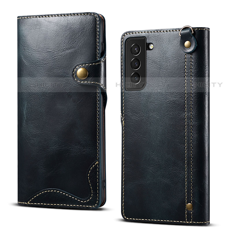 Coque Portefeuille Livre Cuir Etui Clapet M01T pour Samsung Galaxy S21 5G Plus