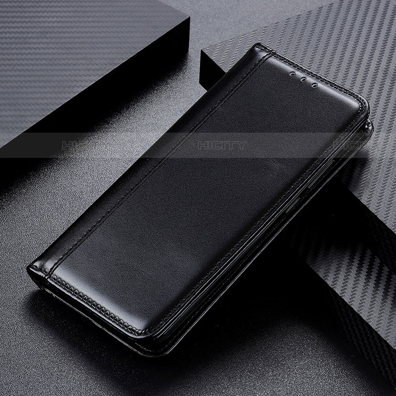 Coque Portefeuille Livre Cuir Etui Clapet M03L pour Motorola Moto G10 Noir Plus