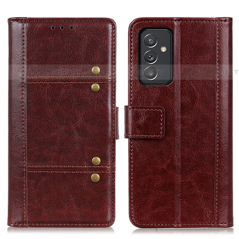 Coque Portefeuille Livre Cuir Etui Clapet M06L pour Samsung Galaxy A25 5G Marron Plus
