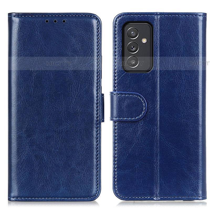 Coque Portefeuille Livre Cuir Etui Clapet M07L pour Samsung Galaxy A05s Bleu Plus