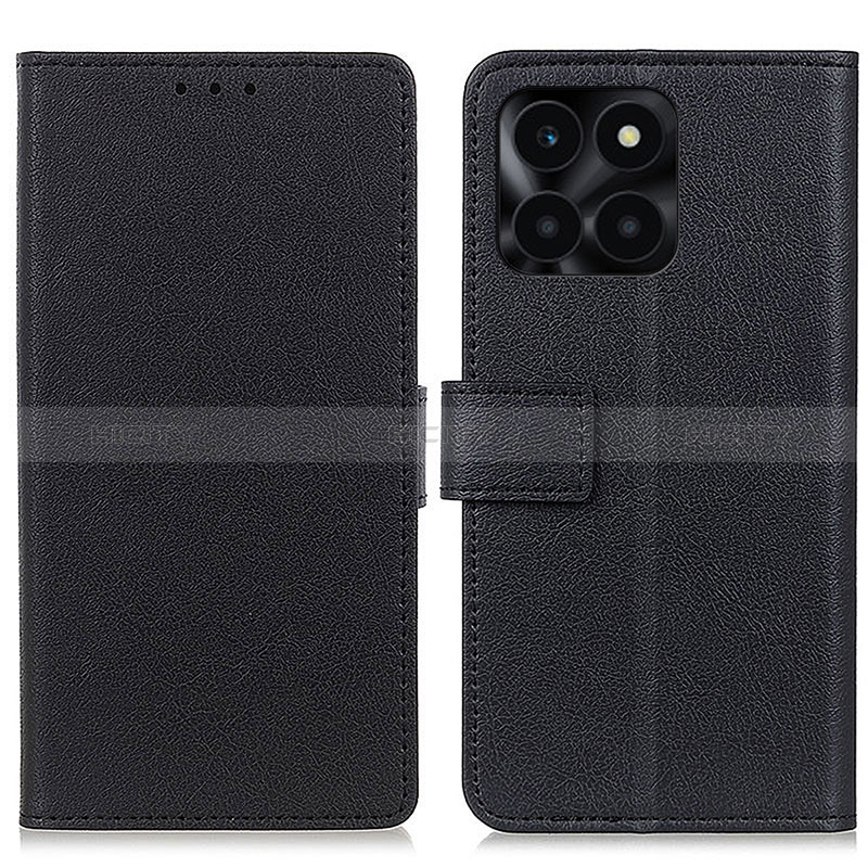 Coque Portefeuille Livre Cuir Etui Clapet M08L pour Huawei Honor X8b Noir Plus