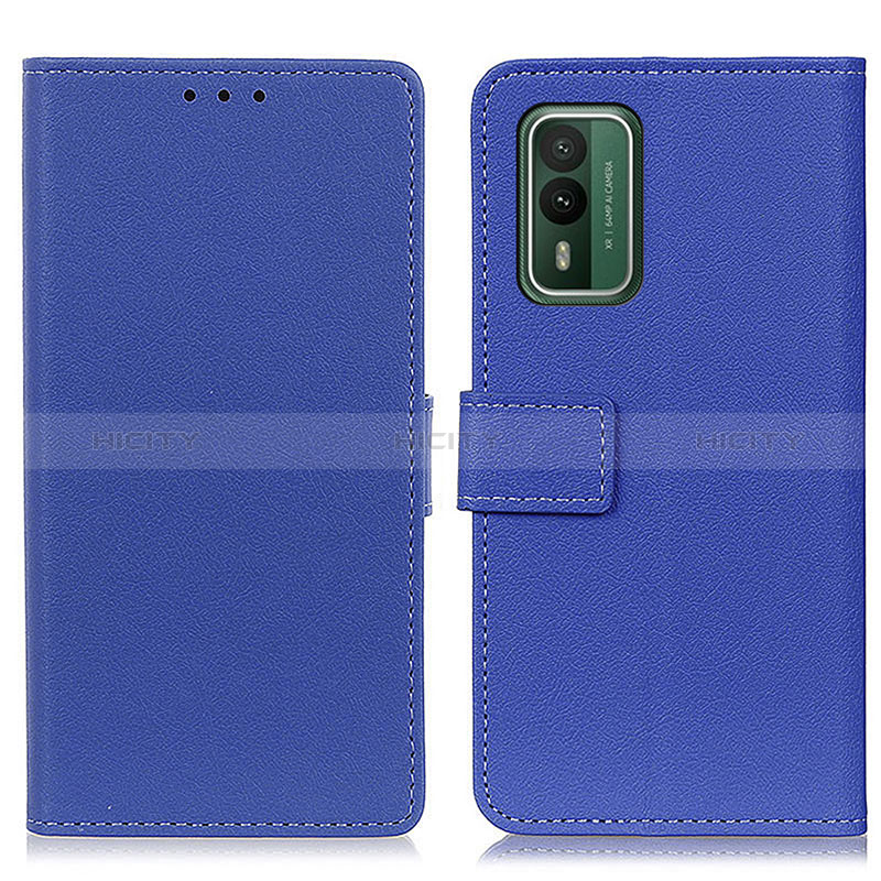 Coque Portefeuille Livre Cuir Etui Clapet M08L pour Nokia XR21 Bleu Plus