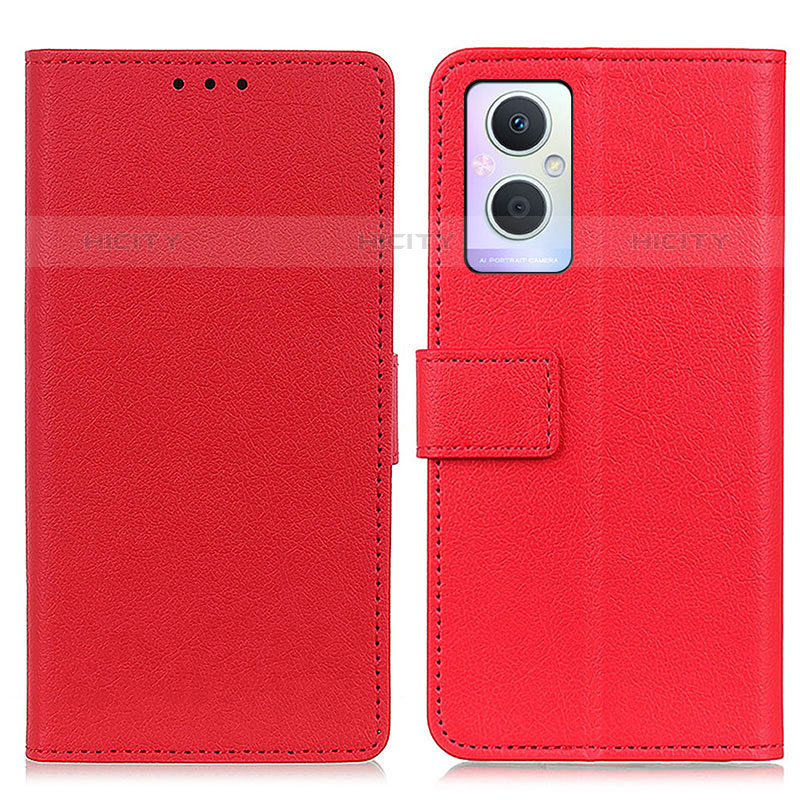 Coque Portefeuille Livre Cuir Etui Clapet M08L pour OnePlus Nord N20 5G Rouge Plus