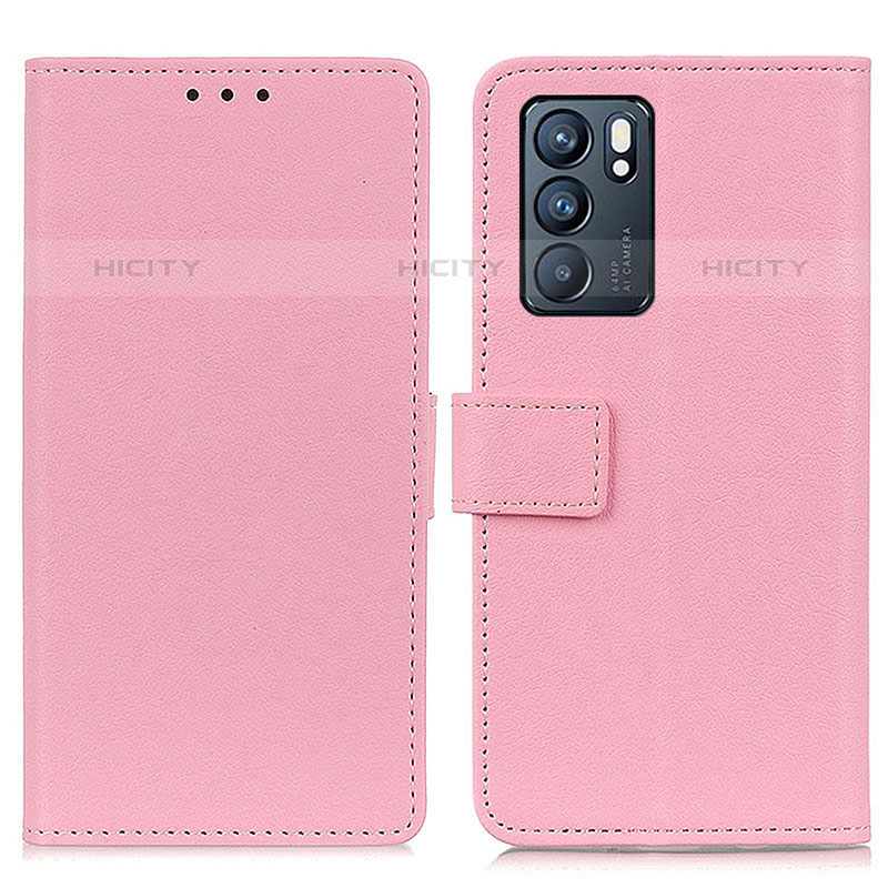 Coque Portefeuille Livre Cuir Etui Clapet M08L pour Oppo Reno6 5G Plus