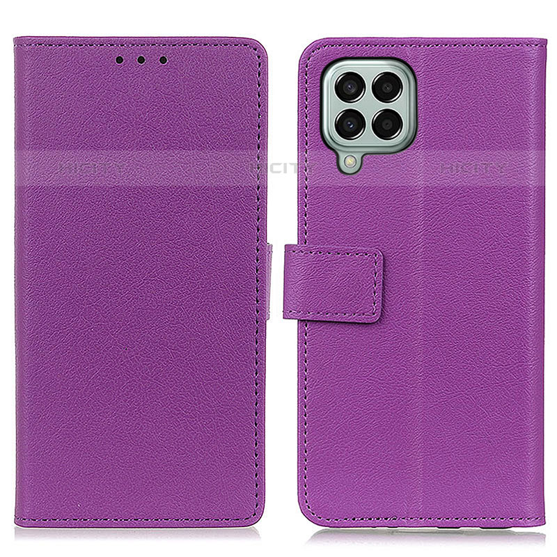 Coque Portefeuille Livre Cuir Etui Clapet M08L pour Samsung Galaxy M33 5G Violet Plus