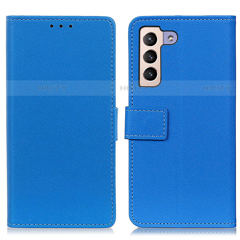 Coque Portefeuille Livre Cuir Etui Clapet M08L pour Samsung Galaxy S23 5G Bleu Plus