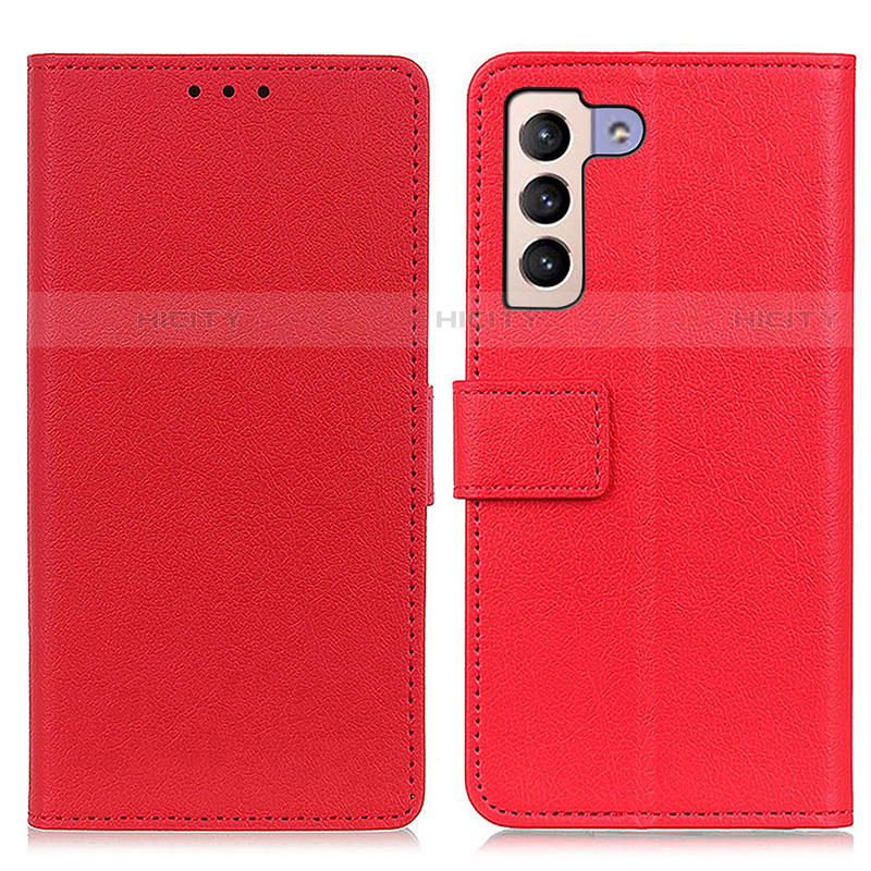 Coque Portefeuille Livre Cuir Etui Clapet M08L pour Samsung Galaxy S23 5G Rouge Plus