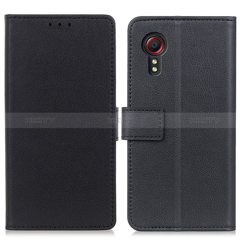 Coque Portefeuille Livre Cuir Etui Clapet M08L pour Samsung Galaxy XCover 5 SM-G525F Noir Plus