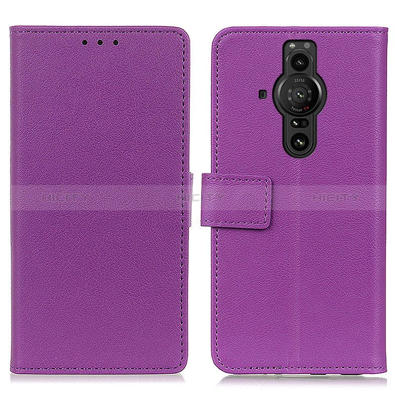 Coque Portefeuille Livre Cuir Etui Clapet M08L pour Sony Xperia PRO-I Plus