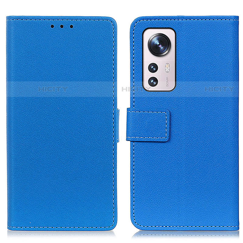 Coque Portefeuille Livre Cuir Etui Clapet M08L pour Xiaomi Mi 12S Pro 5G Bleu Plus