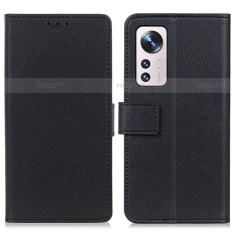 Coque Portefeuille Livre Cuir Etui Clapet M08L pour Xiaomi Mi 12S Pro 5G Noir Plus
