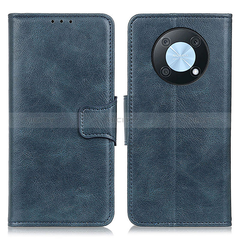 Coque Portefeuille Livre Cuir Etui Clapet M09L pour Huawei Nova Y90 Bleu Plus
