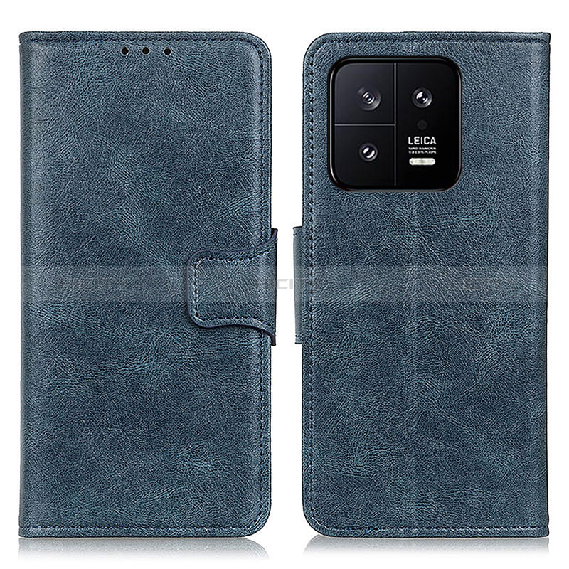 Coque Portefeuille Livre Cuir Etui Clapet M09L pour Xiaomi Mi 13 5G Bleu Plus