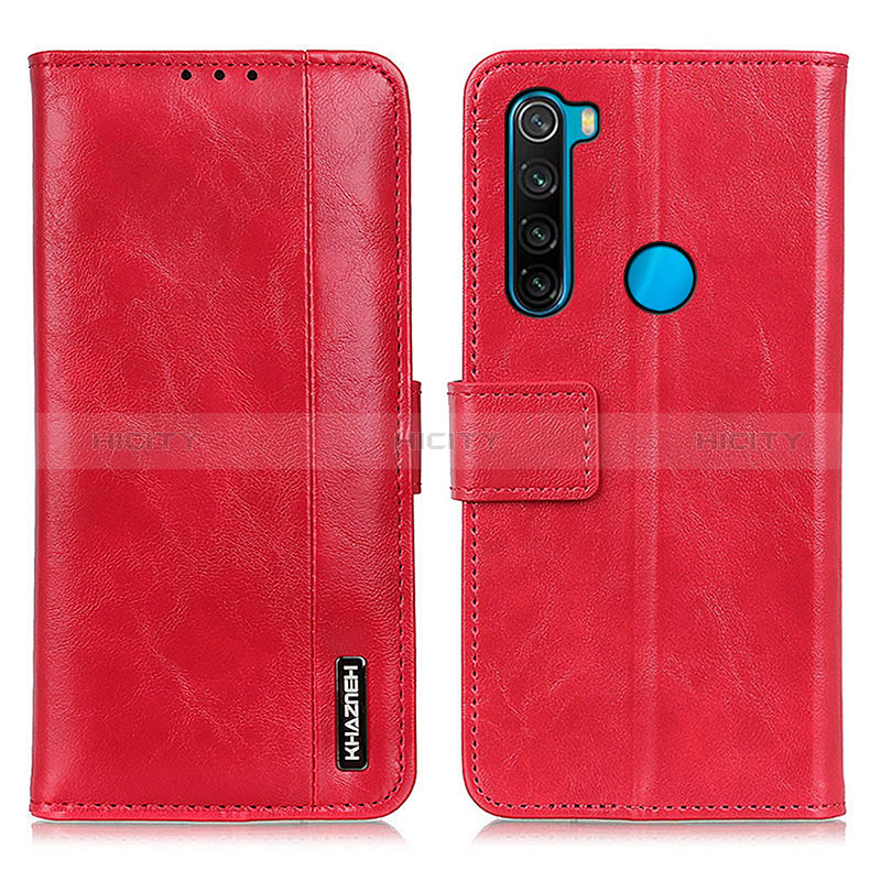 Coque Portefeuille Livre Cuir Etui Clapet M11L pour Xiaomi Redmi Note 8 (2021) Rouge Plus