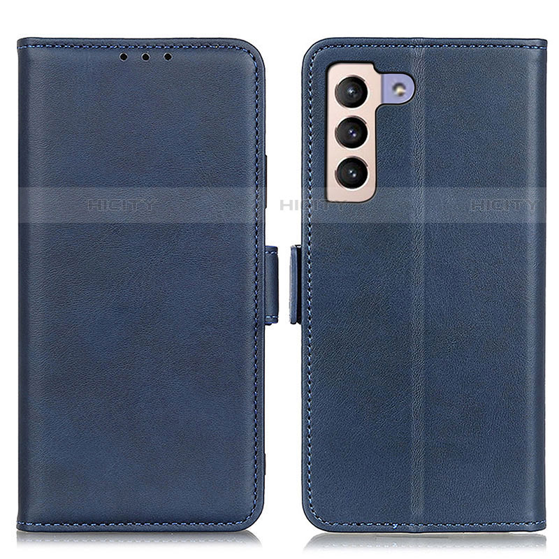 Coque Portefeuille Livre Cuir Etui Clapet M15L pour Samsung Galaxy S22 5G Bleu Plus