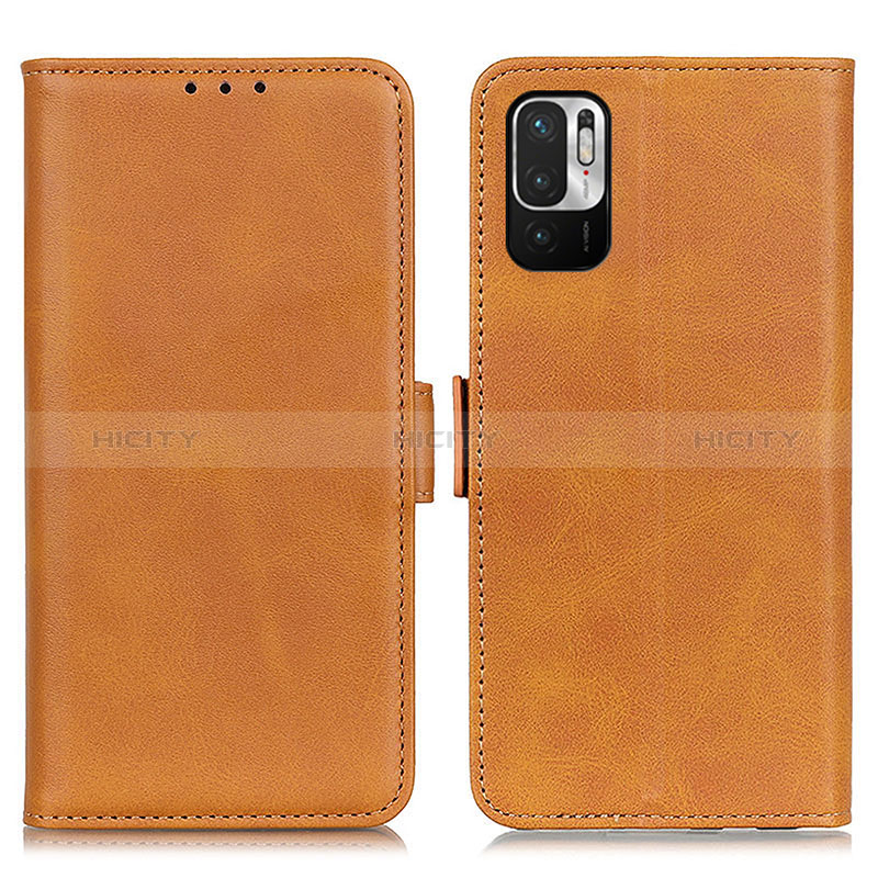 Coque Portefeuille Livre Cuir Etui Clapet M15L pour Xiaomi Redmi Note 10 JE 5G Brun Clair Plus