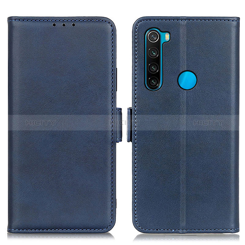 Coque Portefeuille Livre Cuir Etui Clapet M15L pour Xiaomi Redmi Note 8 (2021) Bleu Plus