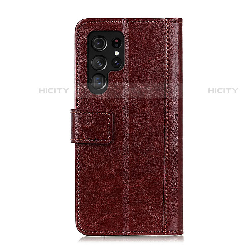 Coque Portefeuille Livre Cuir Etui Clapet M19L pour Samsung Galaxy S21 Ultra 5G Plus