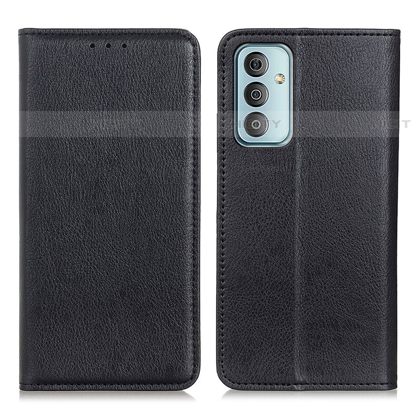 Coque Portefeuille Livre Cuir Etui Clapet N01P pour Samsung Galaxy M13 4G Noir Plus