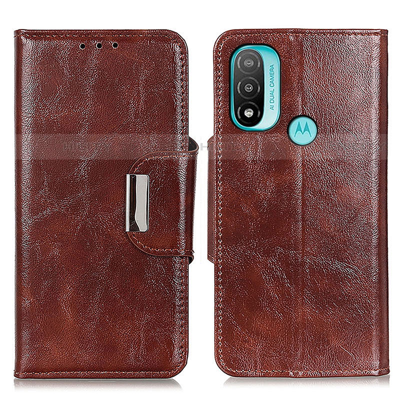 Coque Portefeuille Livre Cuir Etui Clapet N04P pour Motorola Moto E20 Plus