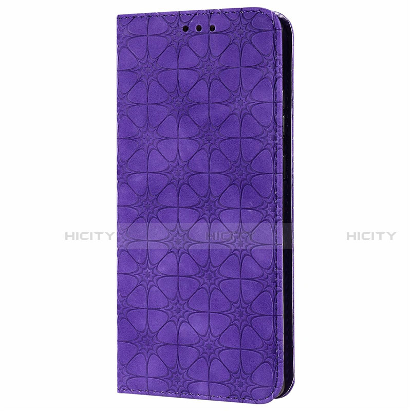 Coque Portefeuille Livre Cuir Etui Clapet N06 pour Samsung Galaxy Note 20 5G Violet Plus