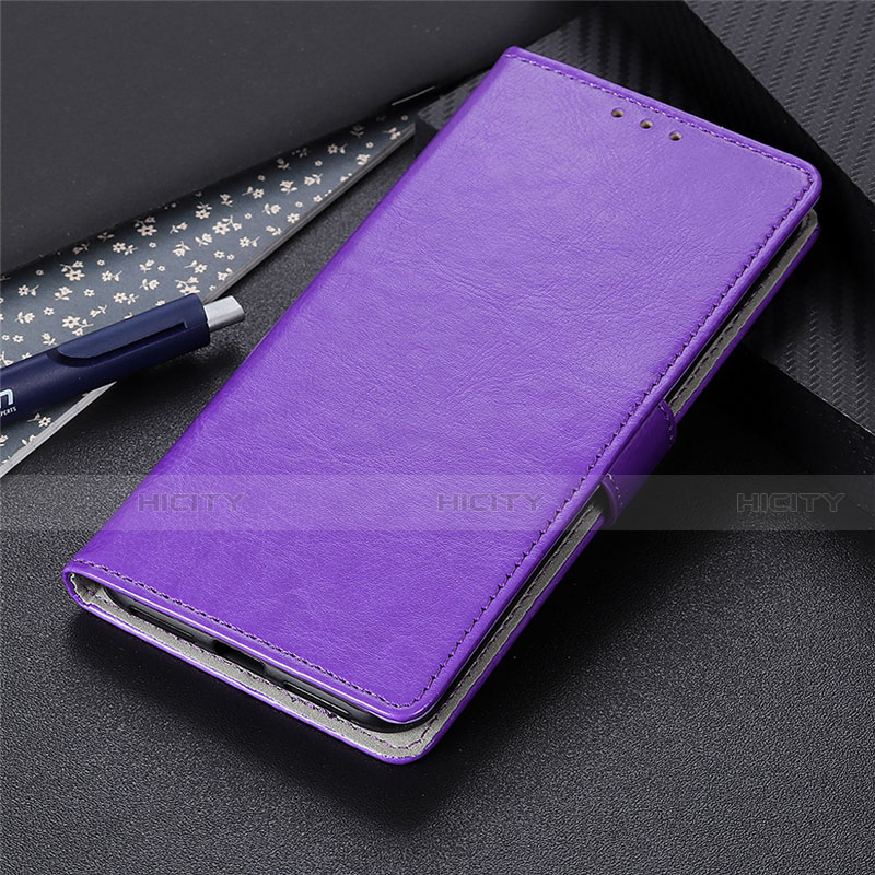 Coque Portefeuille Livre Cuir Etui Clapet N15 pour Huawei P40 Pro+ Plus Violet Plus