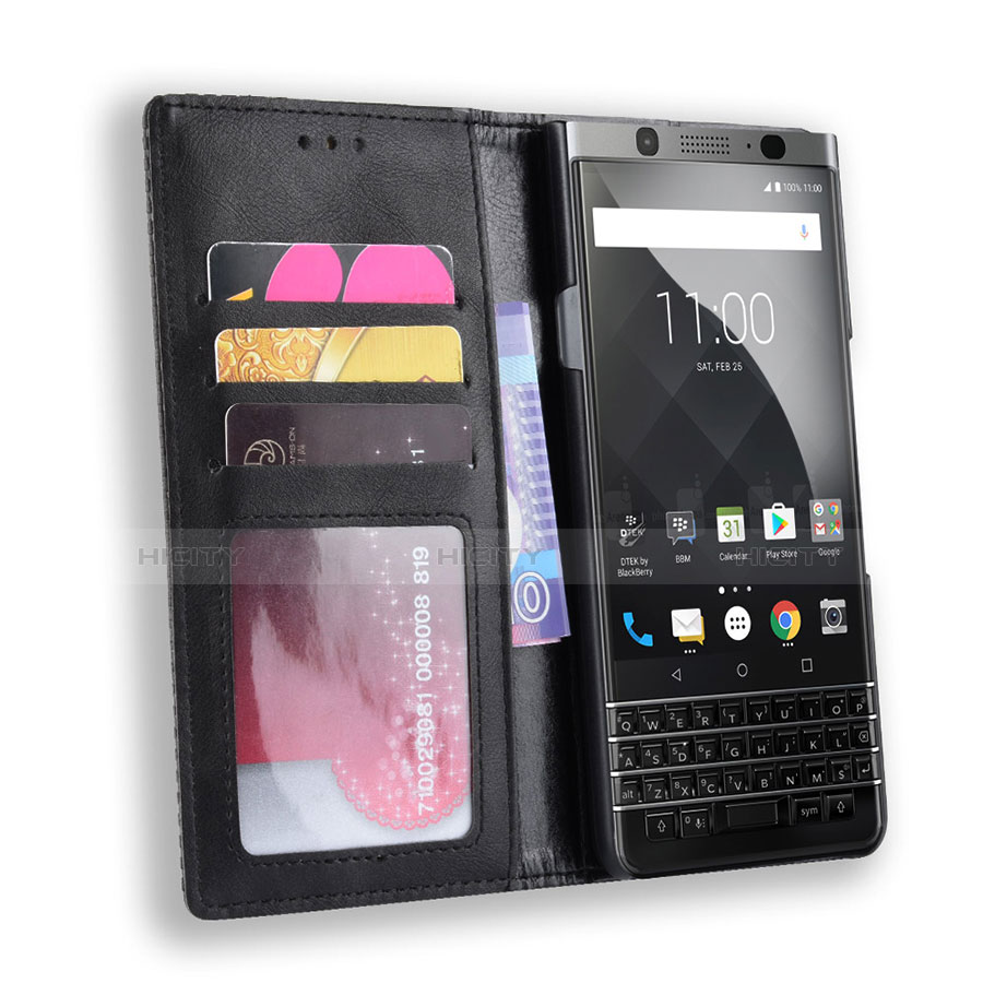 Coque Portefeuille Livre Cuir Etui Clapet pour Blackberry KEYone Plus
