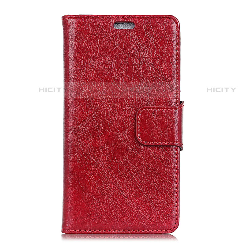 Coque Portefeuille Livre Cuir Etui Clapet pour HTC Desire 12S Rouge Plus