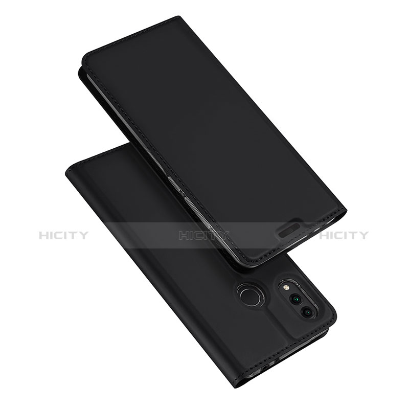 Coque Portefeuille Livre Cuir Etui Clapet pour Huawei Honor Play 8C Noir Plus