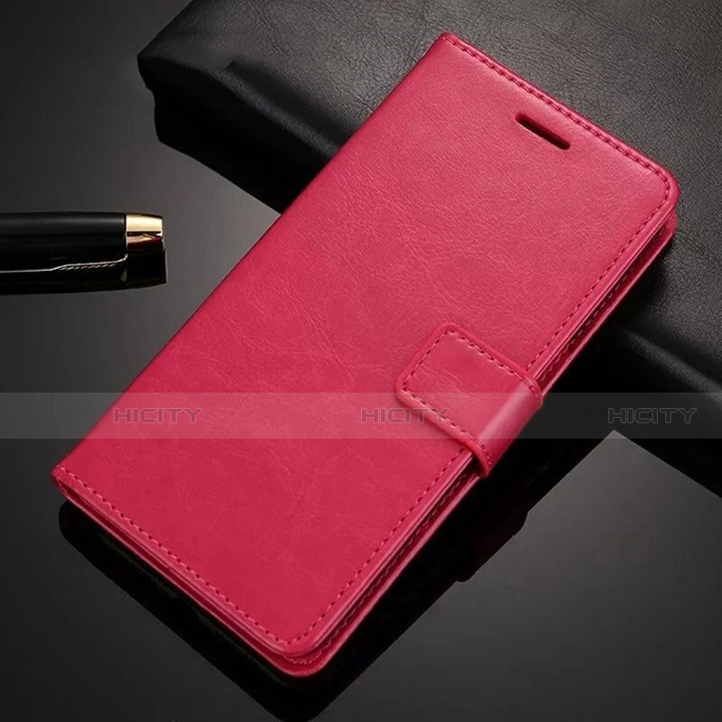 Coque Portefeuille Livre Cuir Etui Clapet pour Huawei Nova 6 5G Rouge Plus