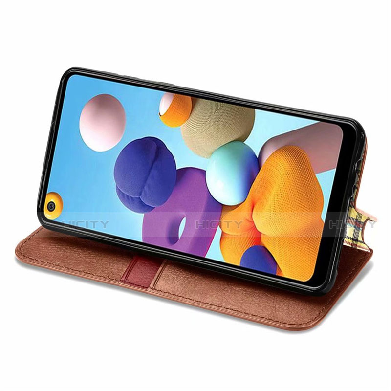 Coque Portefeuille Livre Cuir Etui Clapet pour Samsung Galaxy A21 Plus