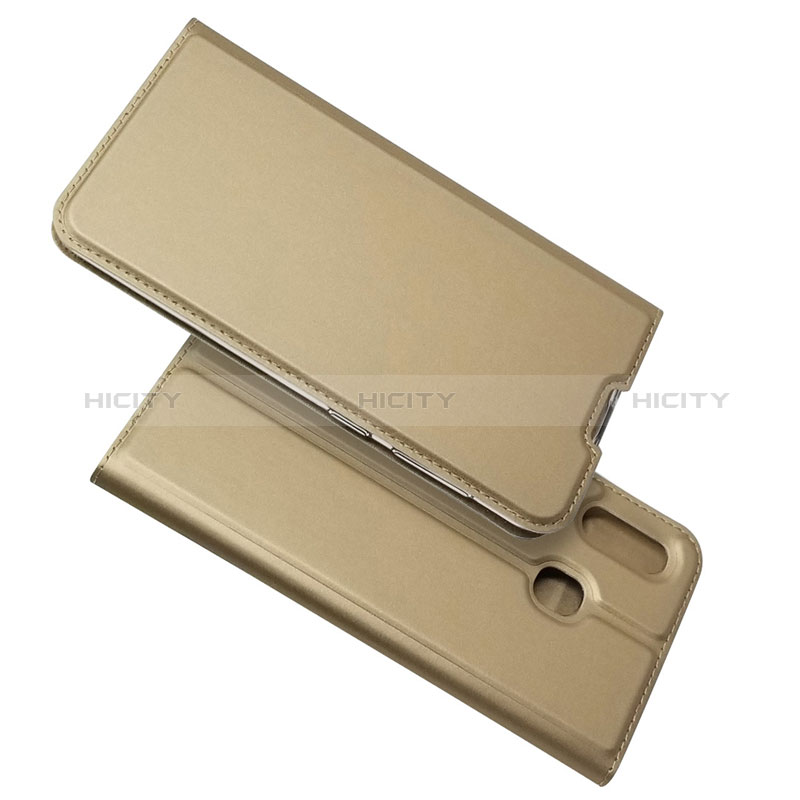 Coque Portefeuille Livre Cuir Etui Clapet pour Samsung Galaxy M10S Or Plus