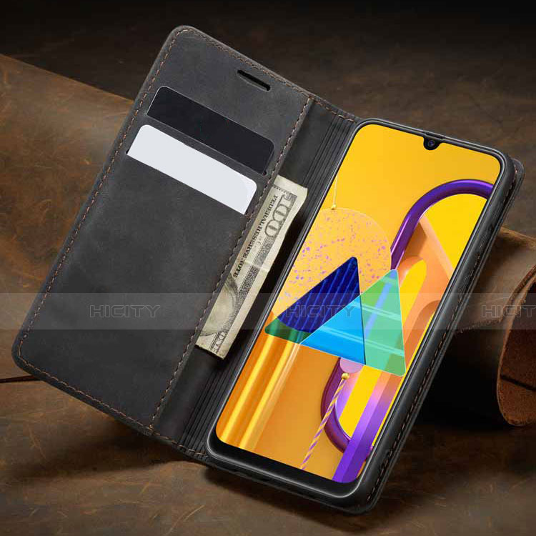 Coque Portefeuille Livre Cuir Etui Clapet pour Samsung Galaxy M21 Plus