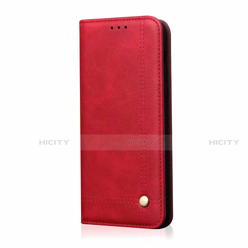 Coque Portefeuille Livre Cuir Etui Clapet pour Samsung Galaxy M21s Rouge Plus