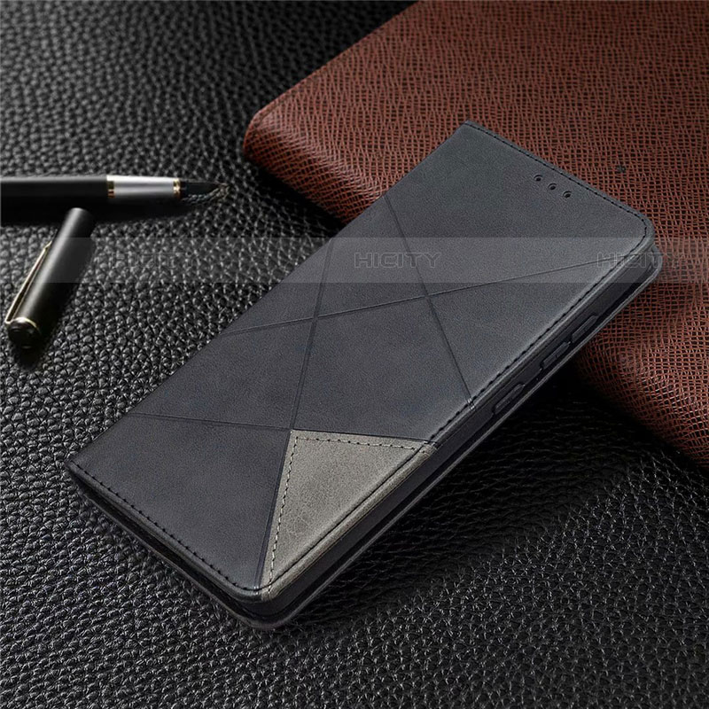 Coque Portefeuille Livre Cuir Etui Clapet pour Samsung Galaxy S20 Lite 5G Noir Plus