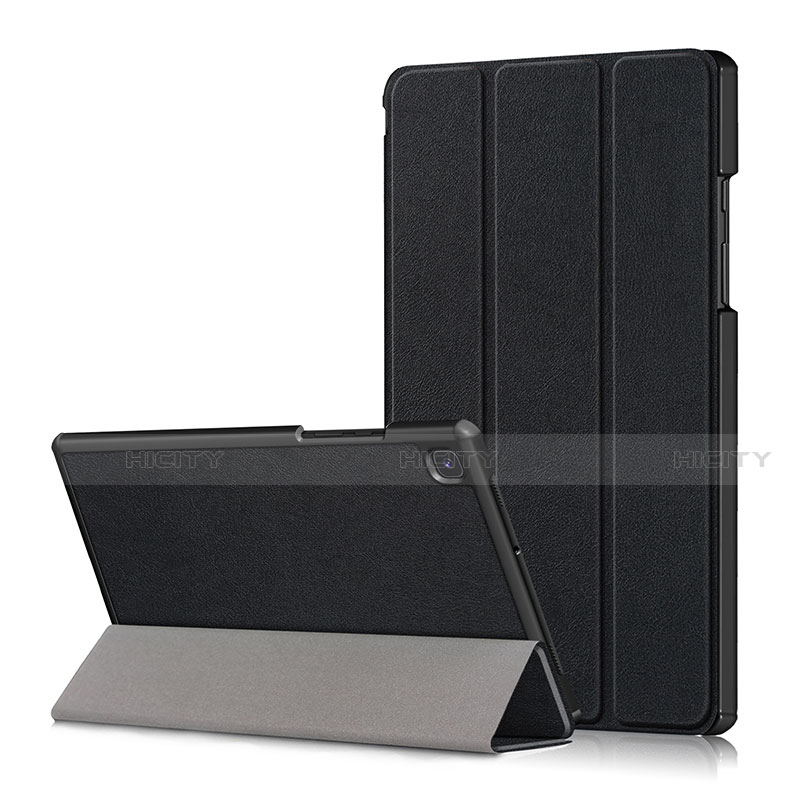 Coque Portefeuille Livre Cuir Etui Clapet pour Samsung Galaxy Tab A7 4G 10.4 SM-T505 Noir Plus