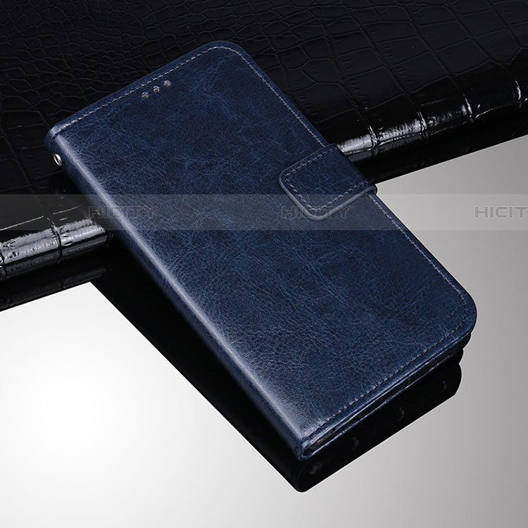 Coque Portefeuille Livre Cuir Etui Clapet pour Sony Xperia 10 Plus Bleu Plus
