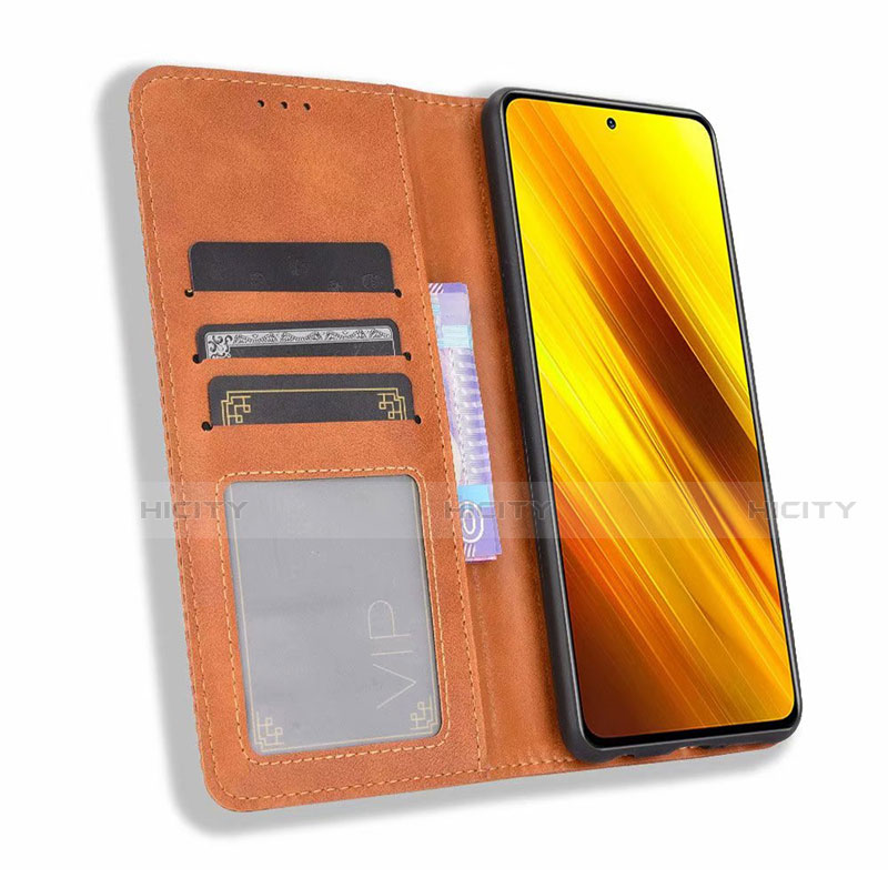 Coque Portefeuille Livre Cuir Etui Clapet pour Xiaomi Poco X3 NFC Plus