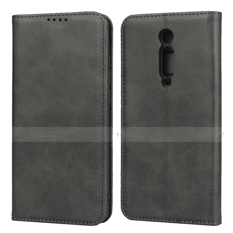 Coque Portefeuille Livre Cuir Etui Clapet pour Xiaomi Redmi K20 Pro Noir Plus