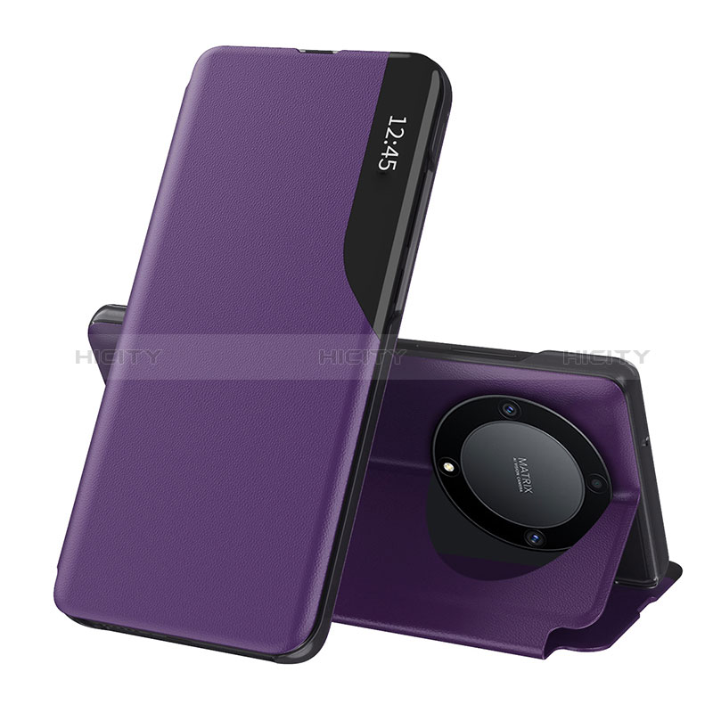 Coque Portefeuille Livre Cuir Etui Clapet QH1 pour Huawei Honor Magic5 Lite 5G Plus
