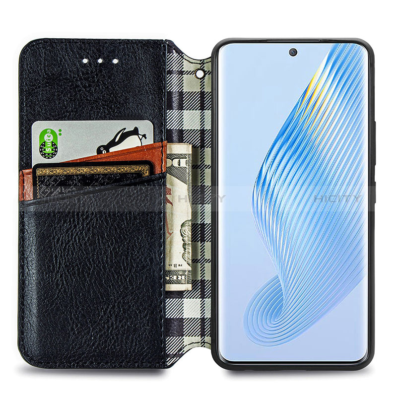 Coque Portefeuille Livre Cuir Etui Clapet S01D pour Huawei Honor Magic5 5G Plus