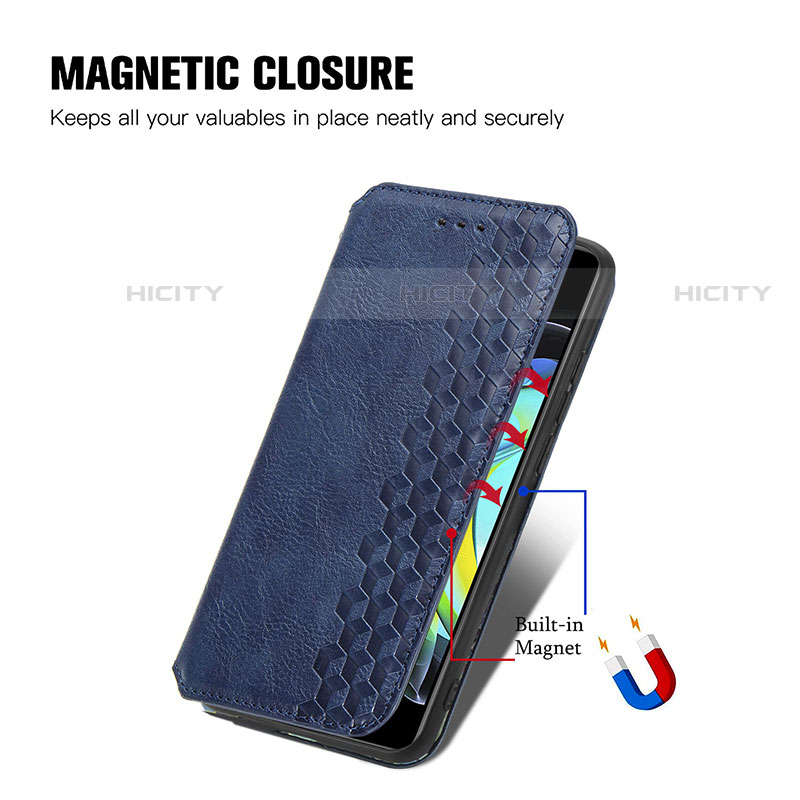 Coque Portefeuille Livre Cuir Etui Clapet S01D pour Motorola Moto Edge Lite 5G Plus