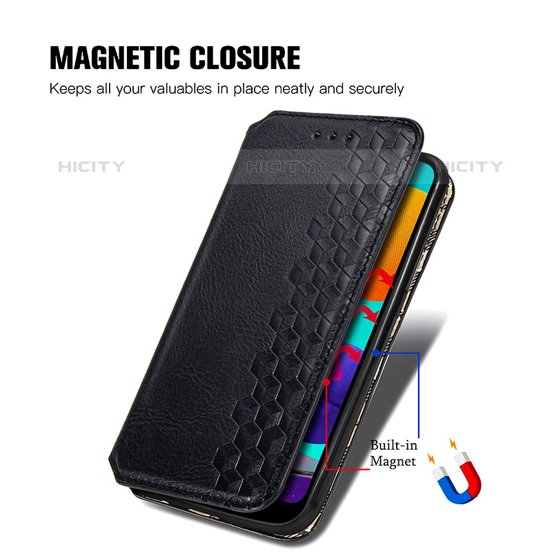 Coque Portefeuille Livre Cuir Etui Clapet S01D pour Samsung Galaxy M01 Plus
