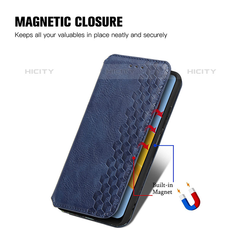 Coque Portefeuille Livre Cuir Etui Clapet S01D pour Samsung Galaxy M13 5G Plus