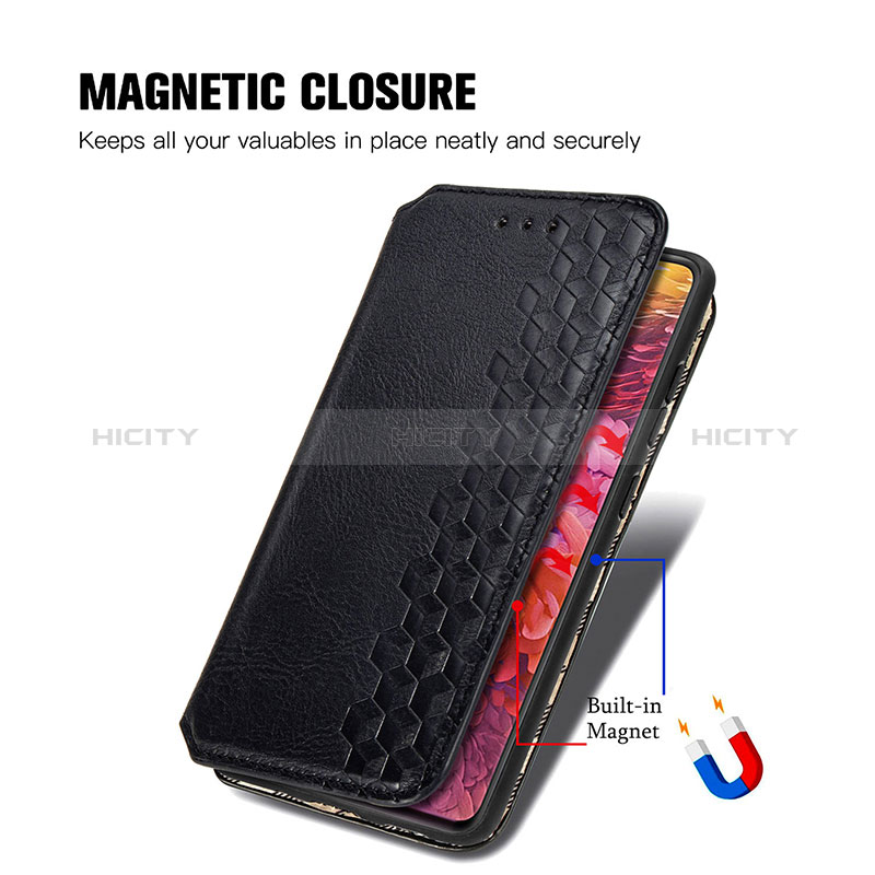 Coque Portefeuille Livre Cuir Etui Clapet S01D pour Samsung Galaxy S20 FE (2022) 5G Plus